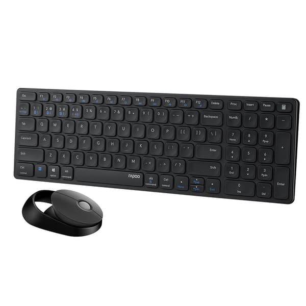 Rapoo Keyboard/Mice Set 9750M Wireless Multi-Mode Dark Grey