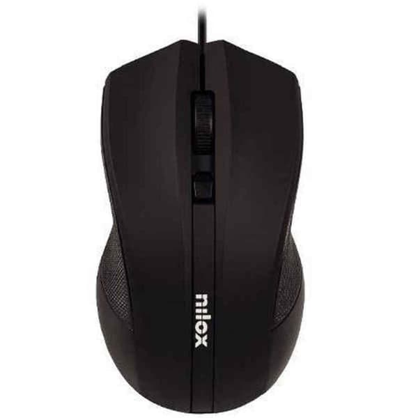 Mus Nilox MOUSB1002 Svart Svart