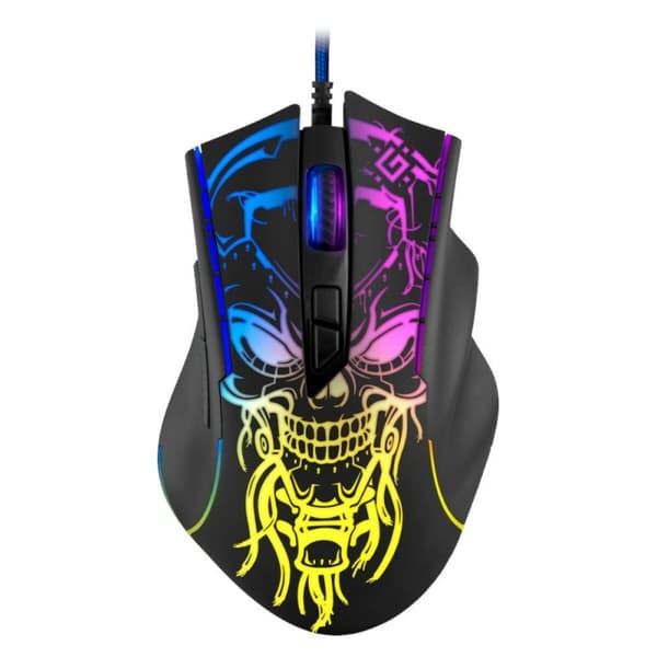Optisk Mus Defender BULLETSTORM GM-928 Svart Svart