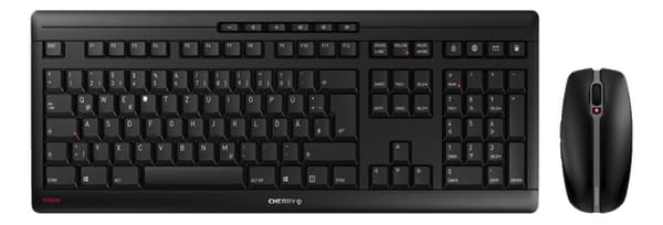 Cherry Stream Desktop, keyboard and mouse combo kit, black Svart