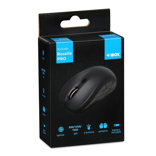 Mus Ibox i009W Svart