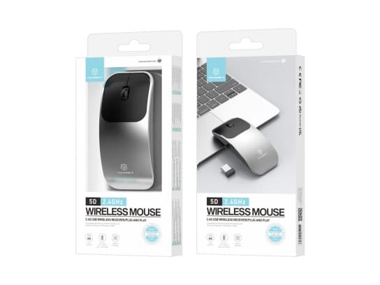 PC/MAC Trådlös Mus, 2,4G USB-Wireless