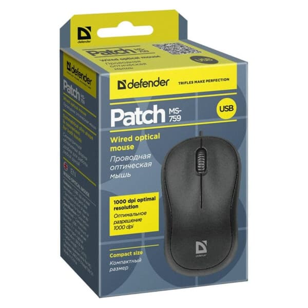 Hiiri Defender PATCH MS-759 Musta