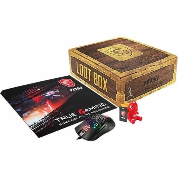 Trådløs mus MSI Loot Box 1 Sort