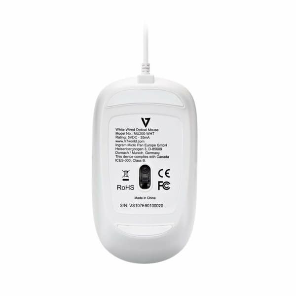 Mus V7 MU200GS-WHT Vit 1600 dpi