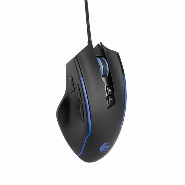 Mus GEMBIRD MUSG-RAGNAR-RX300 Svart 12000 dpi