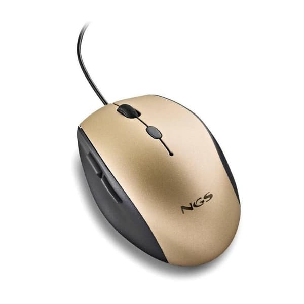 Mus NGS MOTHGOLD 1600 dpi Gyllen (1 enheter)