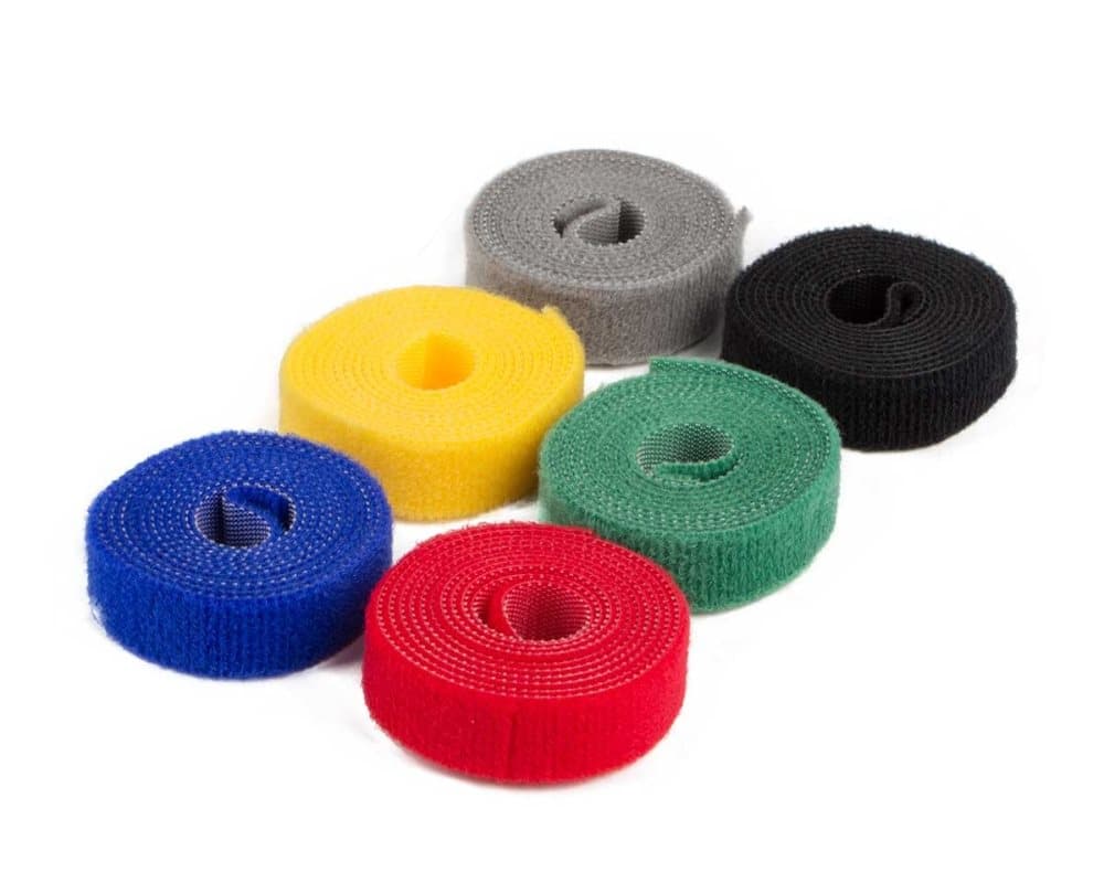 Kabelbindere med Velcro 1m (6 st)