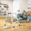 Miniatyrbillede 2 af 5: Hailo foldbar trappestige L90 Step-ke 2x3 trin 60 cm 4443-701