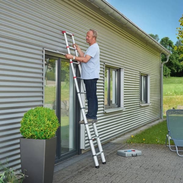 Hailo Teleskopstege FlexLine 260 264 cm aluminium 7113-091