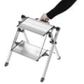 Miniatyrbillede 9 af 10: Hailo trappestige med 2 trin Mini Comfort 45 cm aluminium 4310-100