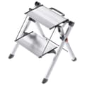 Miniatyrbillede 1 af 10: Hailo trappestige med 2 trin Mini Comfort 45 cm aluminium 4310-100