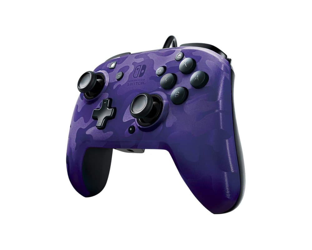 Face Off Deluxe+ Audio Nintendo Switch Kontroll - Lilla Camo