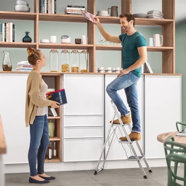 Hailo sammenklappelig trappestige K30 3 trin 105 cm 4393-801