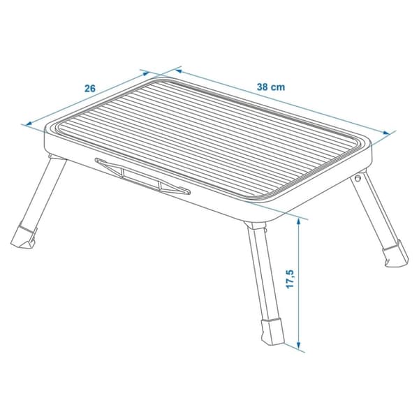 ProPlus Sammenleggbar enkelttrinns krakk 150 kg metall