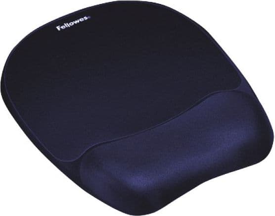 Fellowes 9172801, Sininen, Yksivärinen, Memory foam, Rannetuki