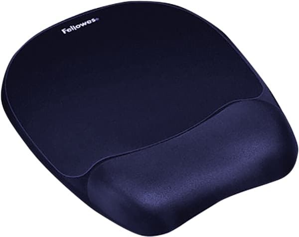 Fellowes 9172801, Sininen, Yksivärinen, Memory foam, Rannetuki