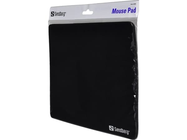 Sandberg Mousepad Black, Musta, Yksivärinen