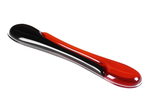 Kensington Duo Gel Keyboard Wrist Rest - Handledsstöd till tangentbord - svart, röd - TAA-kompatibel
