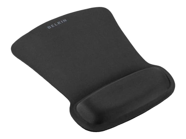 Belkin WaveRest Gel Mouse Pad - Musmatta med handledsstöd - svart