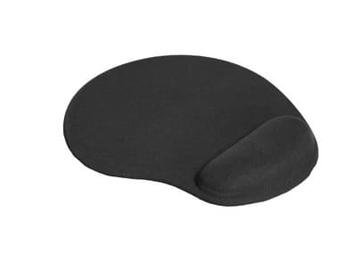 Tracer TRAPAD42183, Musta, Yksivärinen, Geeli, PVC-muovi, Rannetuki
