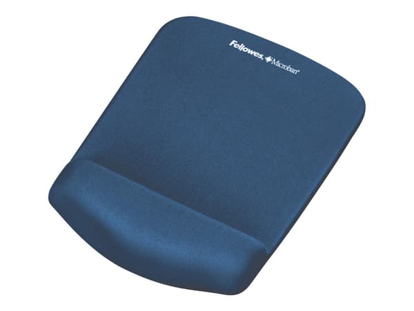 Fellowes PlushTouch - Mustablett med handledskudde - blå