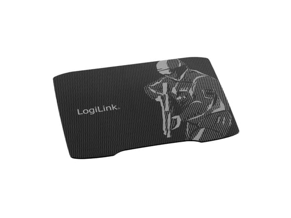 LogiLink CarbonRace, Musta, Harmaa, Kuva, Liukumaton pohja, Pelihiirimatto