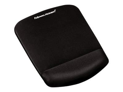 Fellowes PlushTouch - Musmatta med handledsstöd - svart
