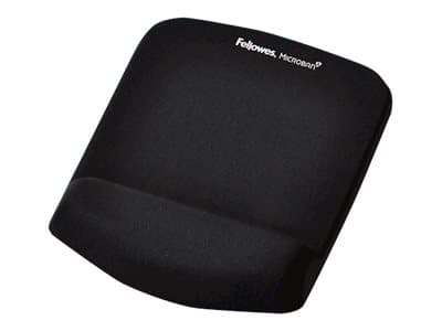Fellowes PlushTouch - Musmatta med handledsstöd - svart