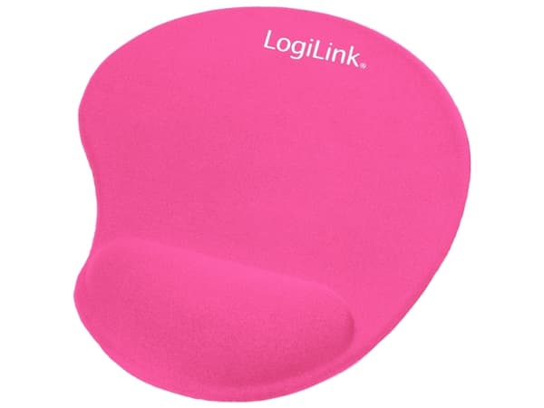 LogiLink GEL-hiirimatto, jossa on rannetuki - vaaleanpunainen