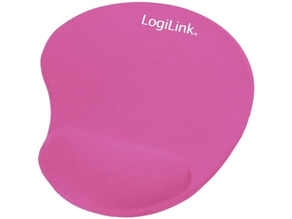 LogiLink GEL-hiirimatto, jossa on rannetuki - vaaleanpunainen