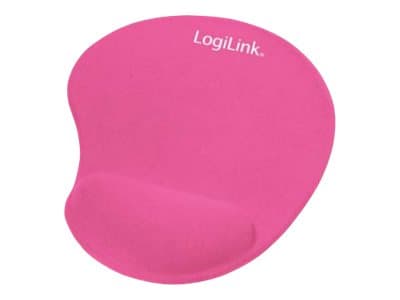 LogiLink GEL-hiirimatto, jossa on rannetuki - vaaleanpunainen
