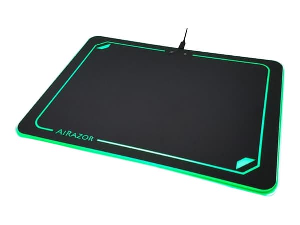 LC-Power mPAD-RGB, Musta, Yksivärinen, Muovi, USB-virta, Monivärinen, Pelihiirimatto