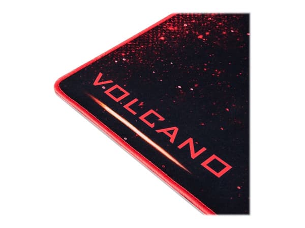 Modecom Volcano Erebus, Musta, Punainen, Kuva, Liukumaton pohja, Pelihiirimatto