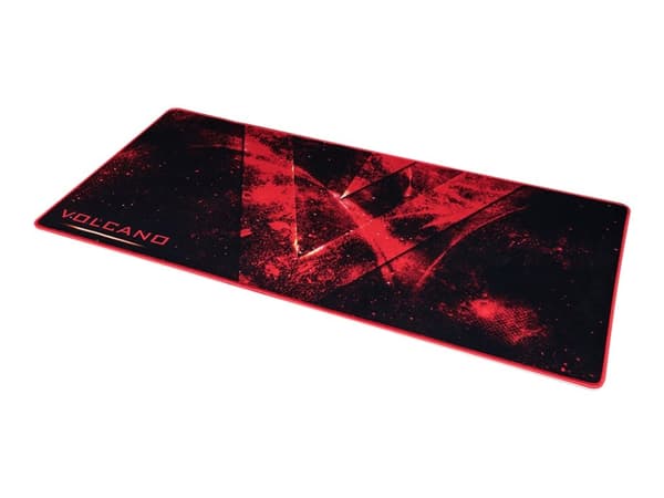 Modecom Volcano Erebus, Musta, Punainen, Kuva, Liukumaton pohja, Pelihiirimatto