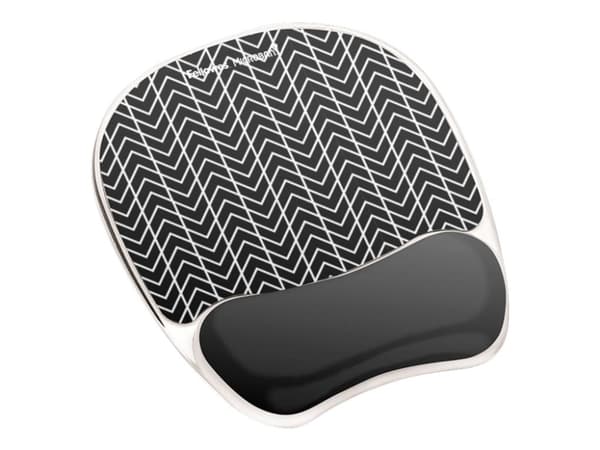Fellowes Photo Gel - Musematte med håndleddsstøtte - chevron