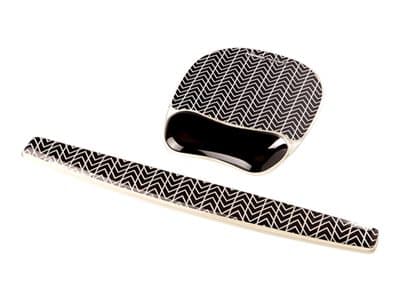 Fellowes Photo Gel - Musematte med håndleddsstøtte - chevron