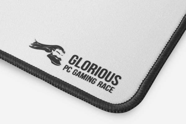 Glorious PC Gaming Race GW-L, Valkoinen, Yksivärinen, Kumi, Liukumaton pohja
