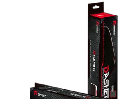 Tt eSPORTS Dasher, Svart, Gummi