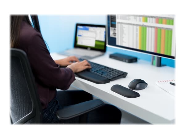 Kensington ERGOSOFT WR STANDARD - Håndleddsstøtte for tastatur - svart