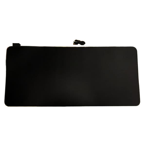 Gamingmusematte med RGB-belysning - 90x40 cm
