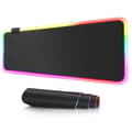Miniatyrbilde 1 av 4: Gamingmusematte med RGB-belysning - 90x40 cm