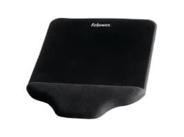Musmatta fellowes, med handledsstöd, svart