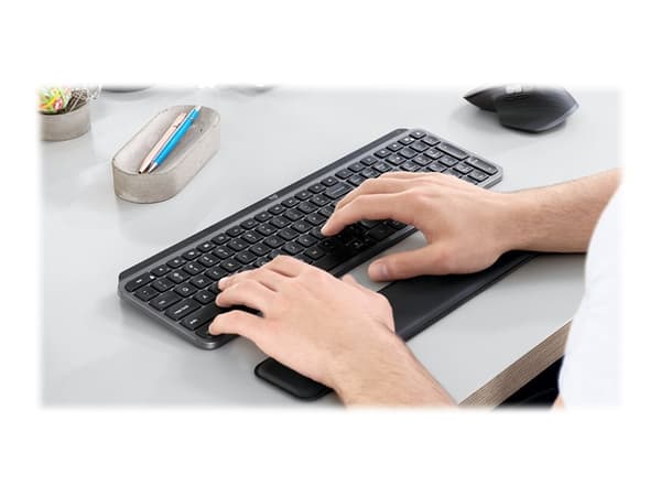 Logitech MX Palm Rest - Håndleddsstøtte for tastatur - grå