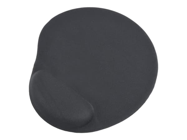 Gembird MP-GEL-BLACK - Musmatta med handledsstöd - svart