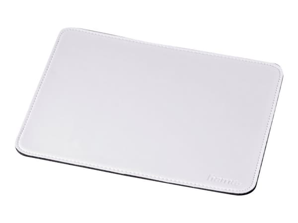 Hama Leather Mouse Pad - Musmatta - vit