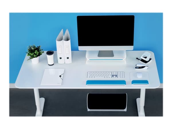 Leitz Ergo WOW - Håndleddsstøtte for tastatur - blå