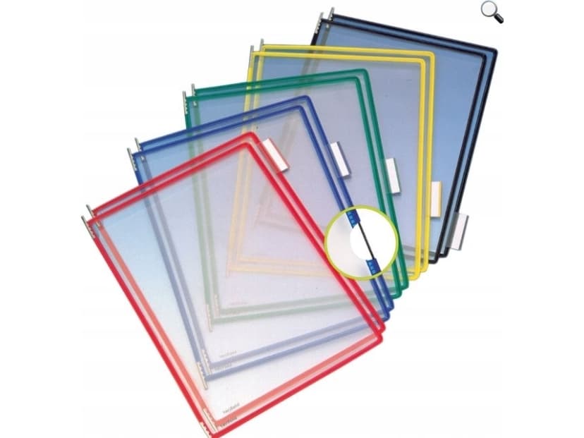 Amex Presentation panel opens from the top Tarifold A4 red 1 item