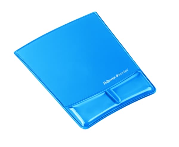 Fellowes 9182201, Sininen, Yksivärinen, Muovi, Rannetuki
