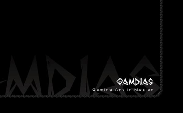 GAMDIAS NYX, Svart, Bild, Tyg, Gummi, Halksäkert underlag